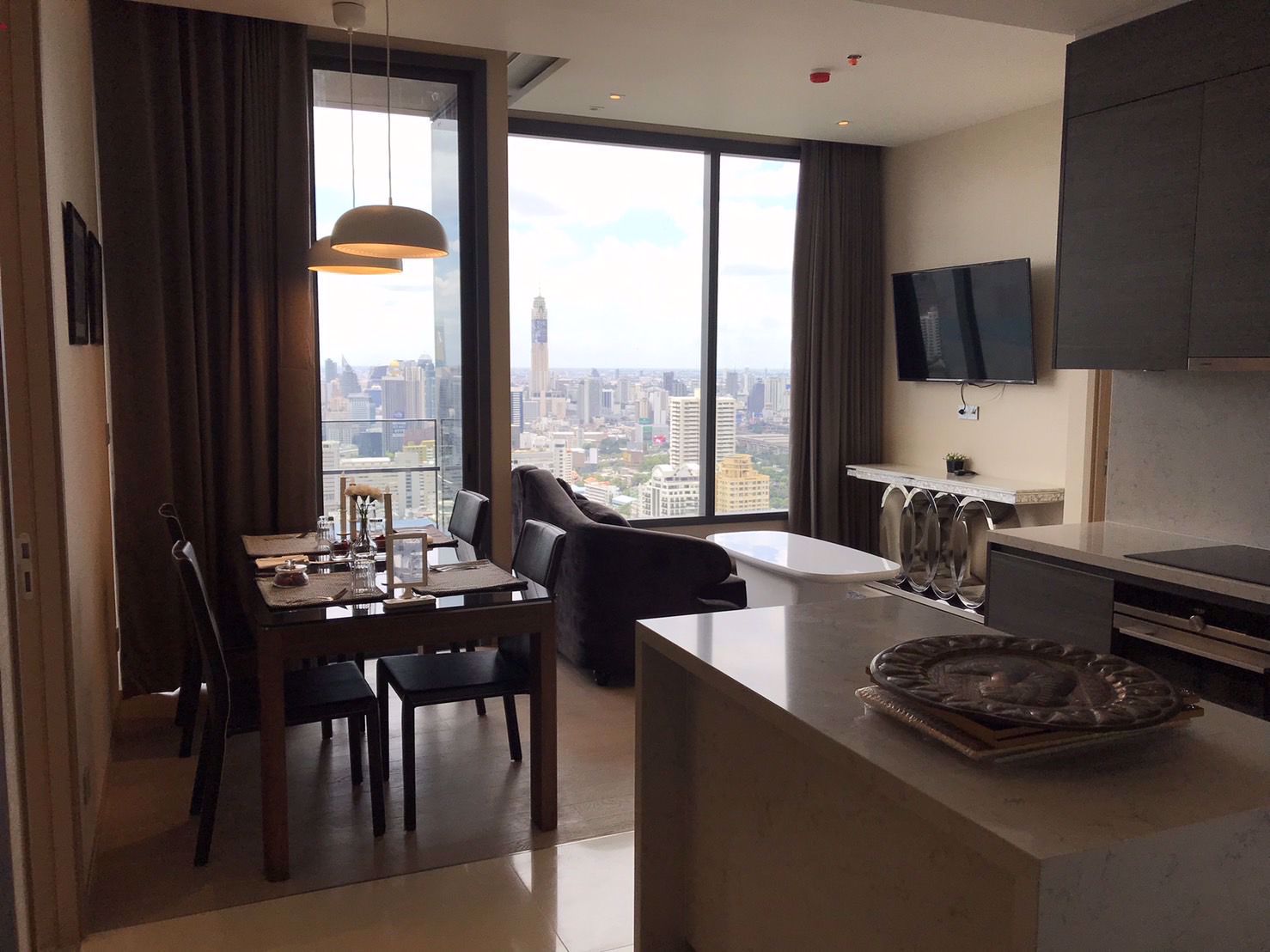 2 bed Condo in The ESSE Asoke Khlong Toei Nuea Sub District theEsseAsok18066 - The ESSE Asoke -  City And Green View